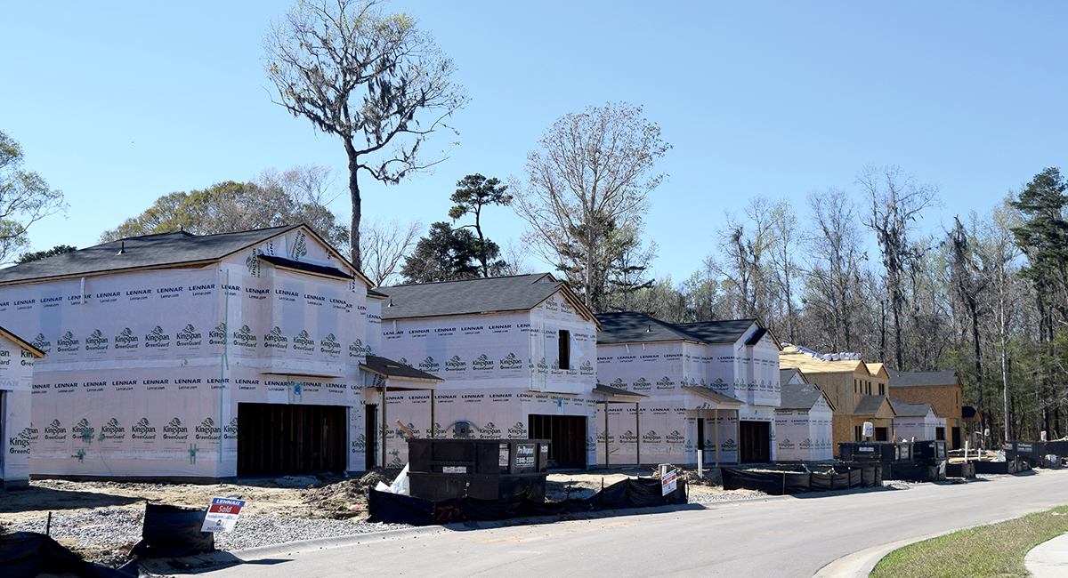 Construction is ongoing at Lennar‰Ûªs new Grand Bees phase in West Ashley. (Photo/Teri Errico Griffis)