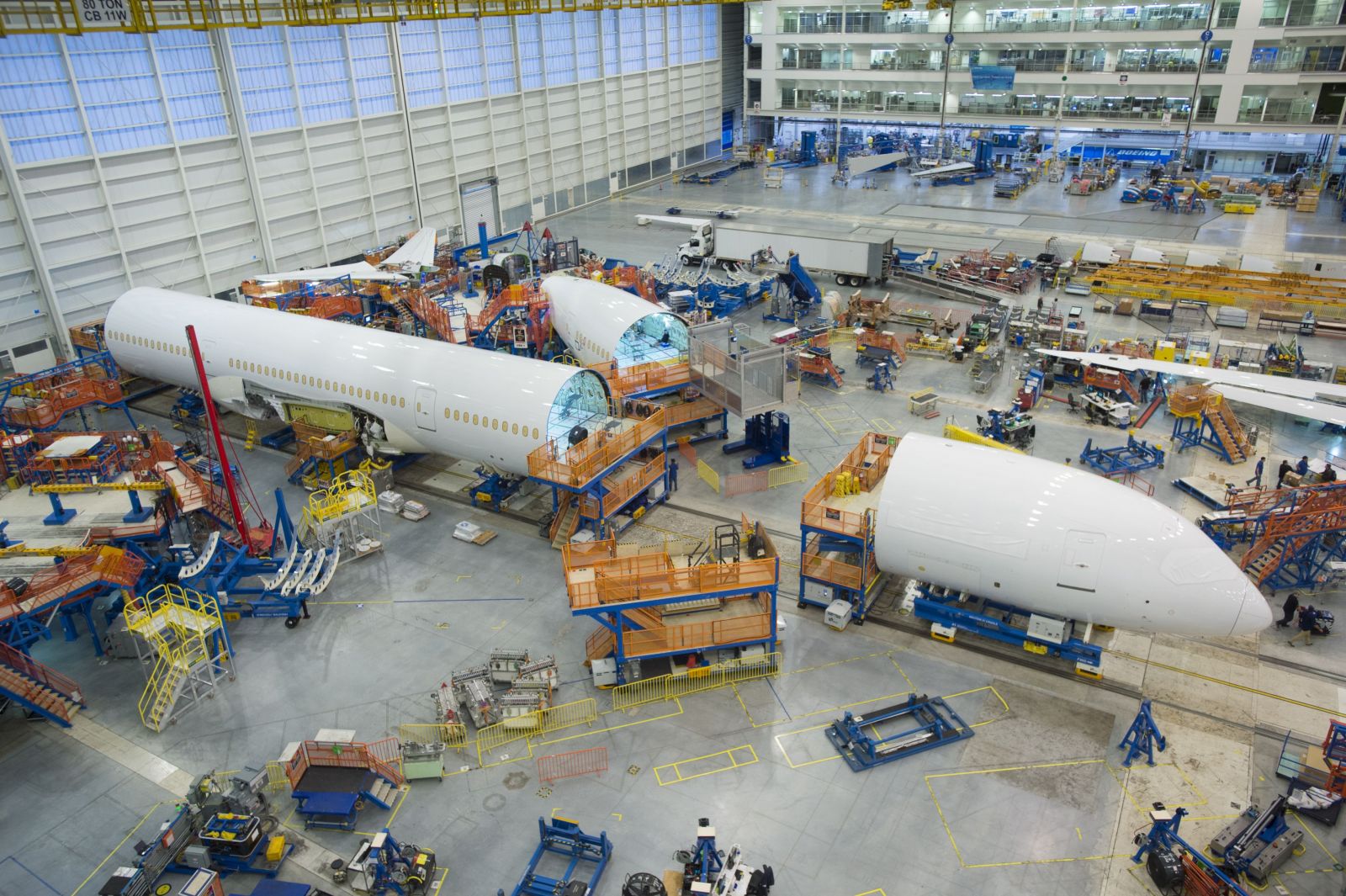 Boeing said it will cut production of the 787 to 10 planes per month next year. (Photo/file)