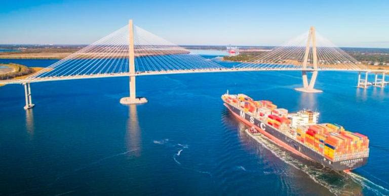 Port officials expect to see larger ships calling on Charleston this year. (Photo/Provided)
