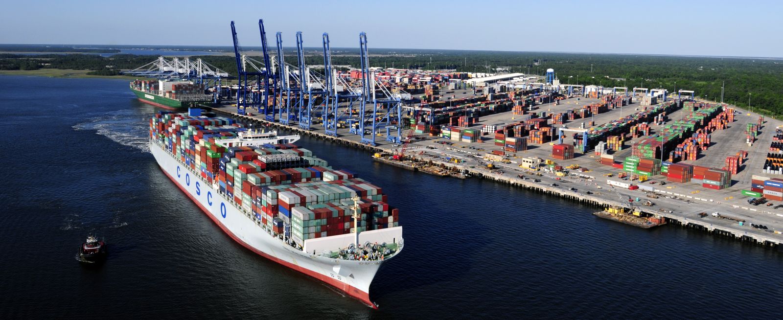 The Wando Welch Terminal recently underwent a massive renovation to its three berths. (Photo/S.C. Ports Authority)