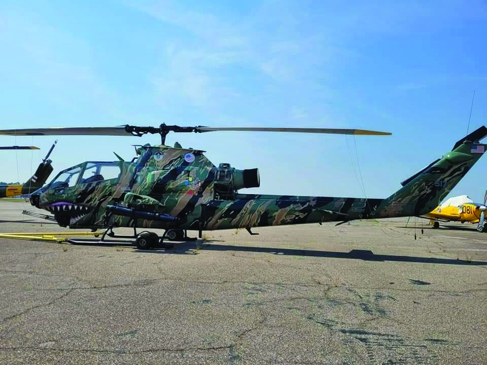 The Maggie 1980 is an AH-1F Cobra Attack helicopter that is owned by the Celebrate Freedom Foudation and travels to schools as part of the organization‰Ûªs STEM education program. The initiative is one of several in SC designed to spark interest in careers in the aviation industry. (Photo/Provided)