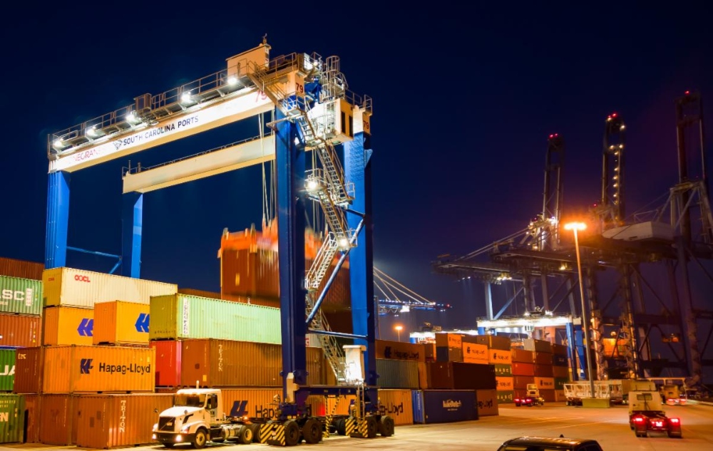 South Carolinaâ€™s ports help keep freight moving for the booming Southeast market. (Photo/Walter Lagarenne, SCPA) 