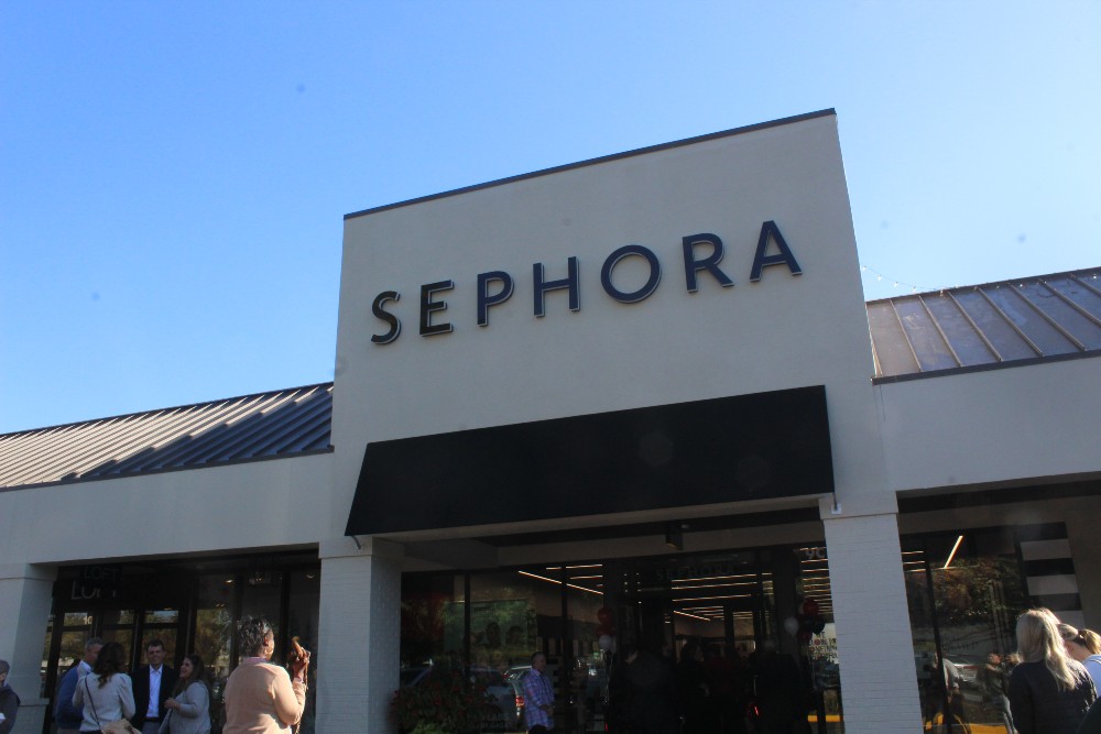 Beauty products retailer Sephora held its grand opening Oct. 21 at Trenholm Plaza at 4840 Forest Drive. (Photo/Christina Lee Knauss)