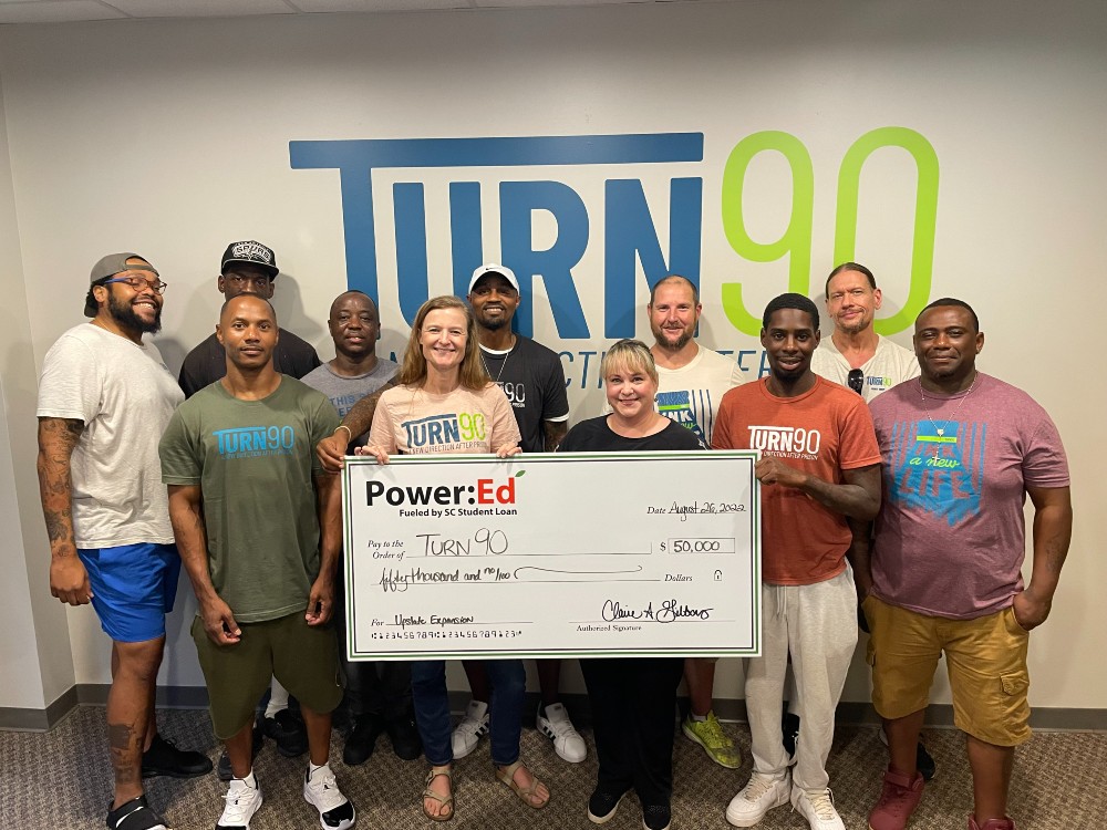 Turn90, a nonprofit that helps men get jobs after prison, received a $50,000 grant from Power:Ed. (Photo/Provided)