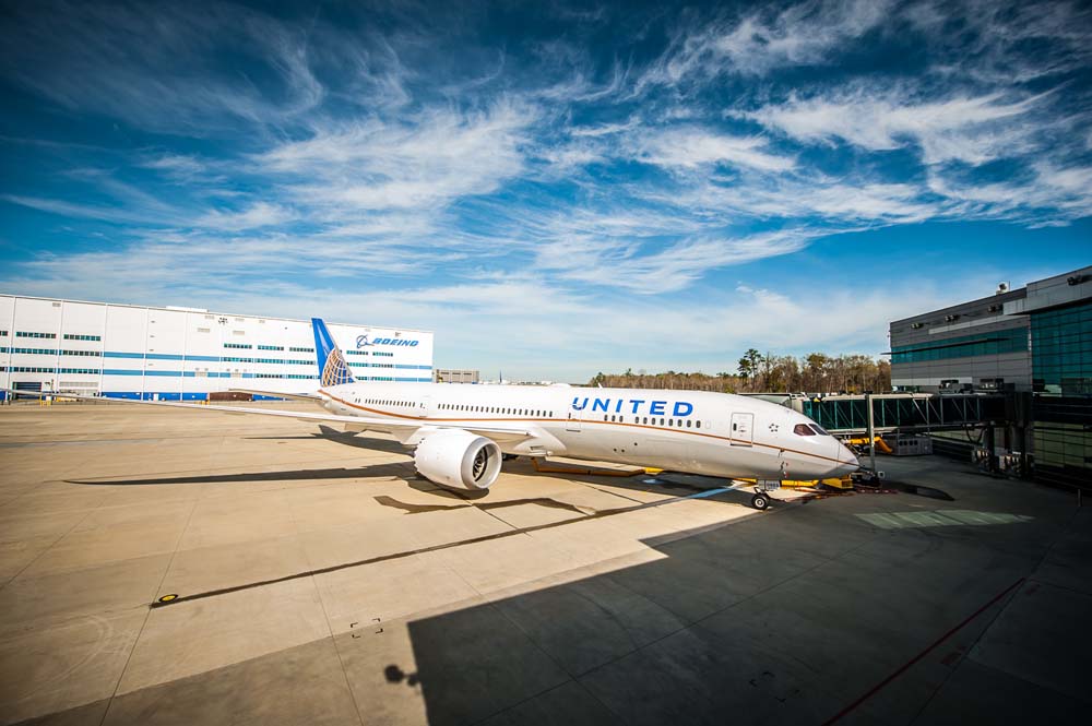 In 2015, Boeing S.C. delivered its first 787-9 Dreamliner from the company's final assembly in North Charleston to United Airlines. Recently, the company resumed deliveries of 787s, with the first going to United. (Photo/Boeing Co.)