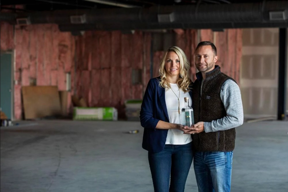 Jarrod and Alicia Swanger tapped into her Polish heritage and a family potato vodka recipe as they developed Sweet Grass Vodka. (Photo/Provided)