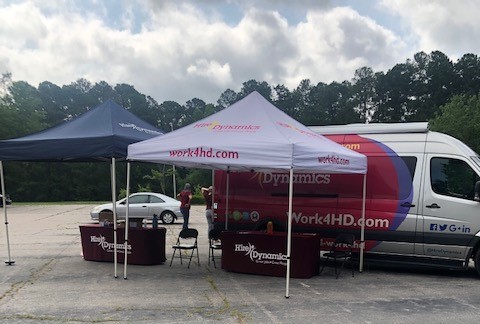 Hire Dynamics recently hosted a drive-thru job fair in Raleigh, N.C. (Photo/Provided)