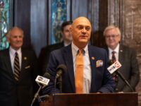 University and college officials, including Clemson President Jim Clements, joined key state lawmakers Thursday to celebrate a statewide transfer agreement between the South Carolina Technical College System and the state’s public research universities, including Clemson University and the University of South Carolina. (Photo/Clemson University)
