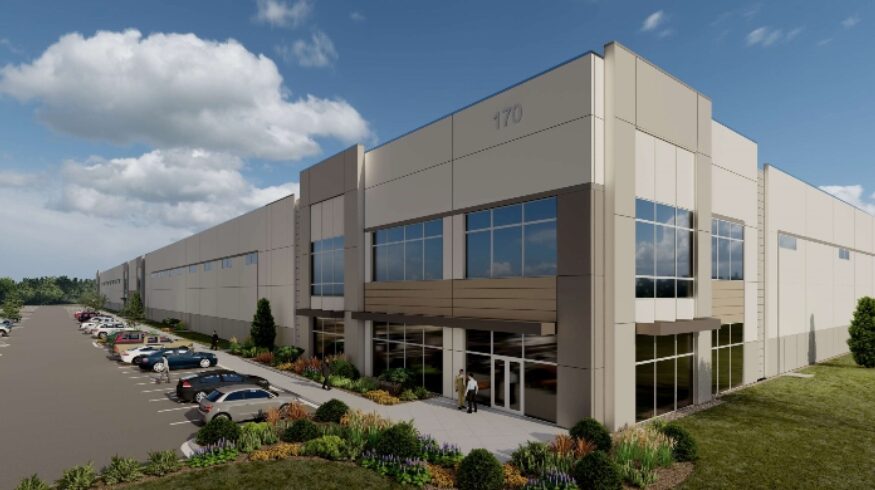 Tesla will open a regional distribution center in Fountain Inn in Greenville County in early 2024. (Rendering/Provided)
