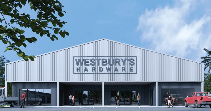 Westbury's Hardware has 26,000 square feet to work with at 888 College Park road in Summerville. (Rendering/Boyd Architects)