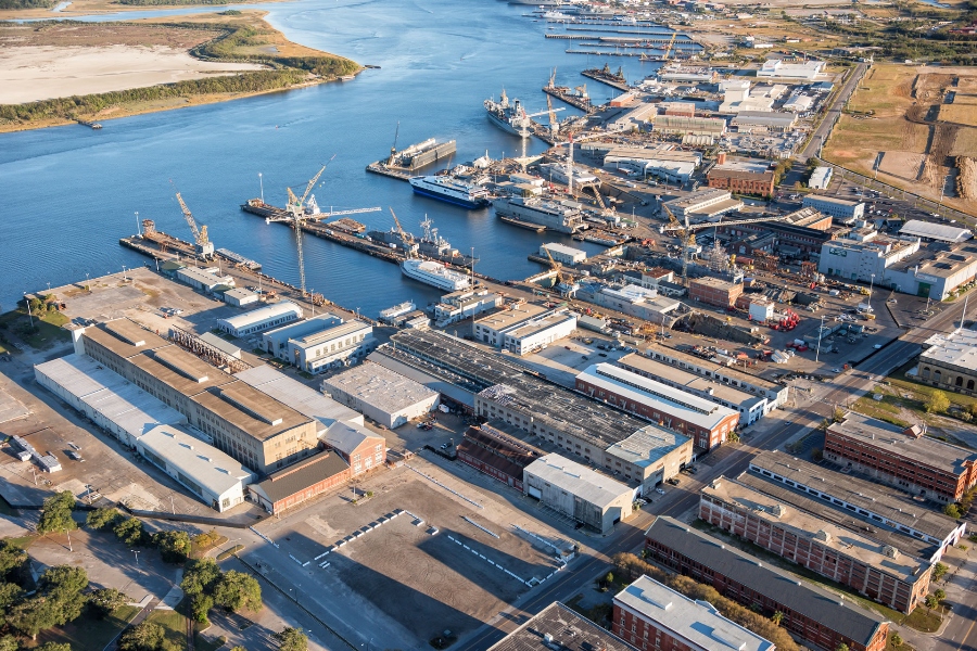 An inaugural report has revealed for the first the massive economic and jobs impact of the Charleston Marine Manufacturing Corporation Navy Yard Industrial Campus. (Photo/Charleston Marine Manufacturing Corporation Navy Yard Industrial Campus)