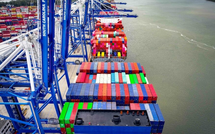 A 17% increase in loaded imports and strong intermodal cargo movements drove year-over-year container volume growth at South Carolina Ports, marking the most significant uptick this year. (Photo/SC Ports/Matthew Peacock)