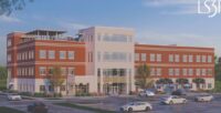 Designed by LS3P, the Lexington Medical Center Graduate Medical Education Building II is being built by Landmark Builders of South Carolina. (Rendering/LS3P)